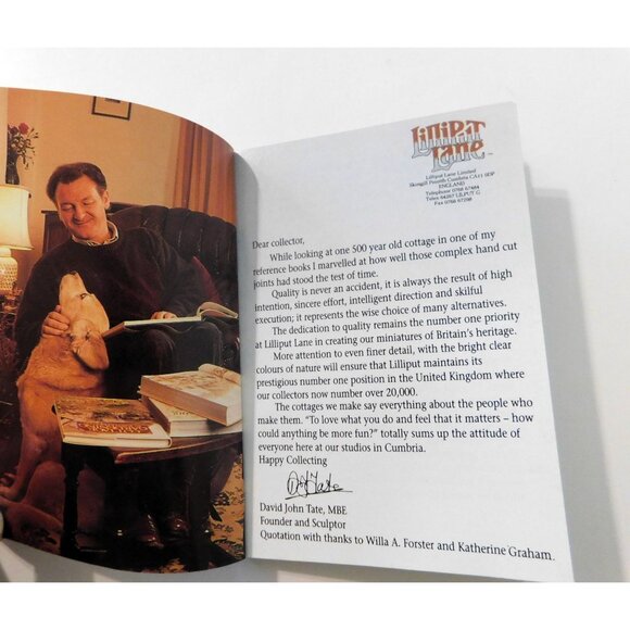 Lilliput Lane Collectible Miniature Figurines Booklet 1990 Decorative Guide - Picture 3 of 6